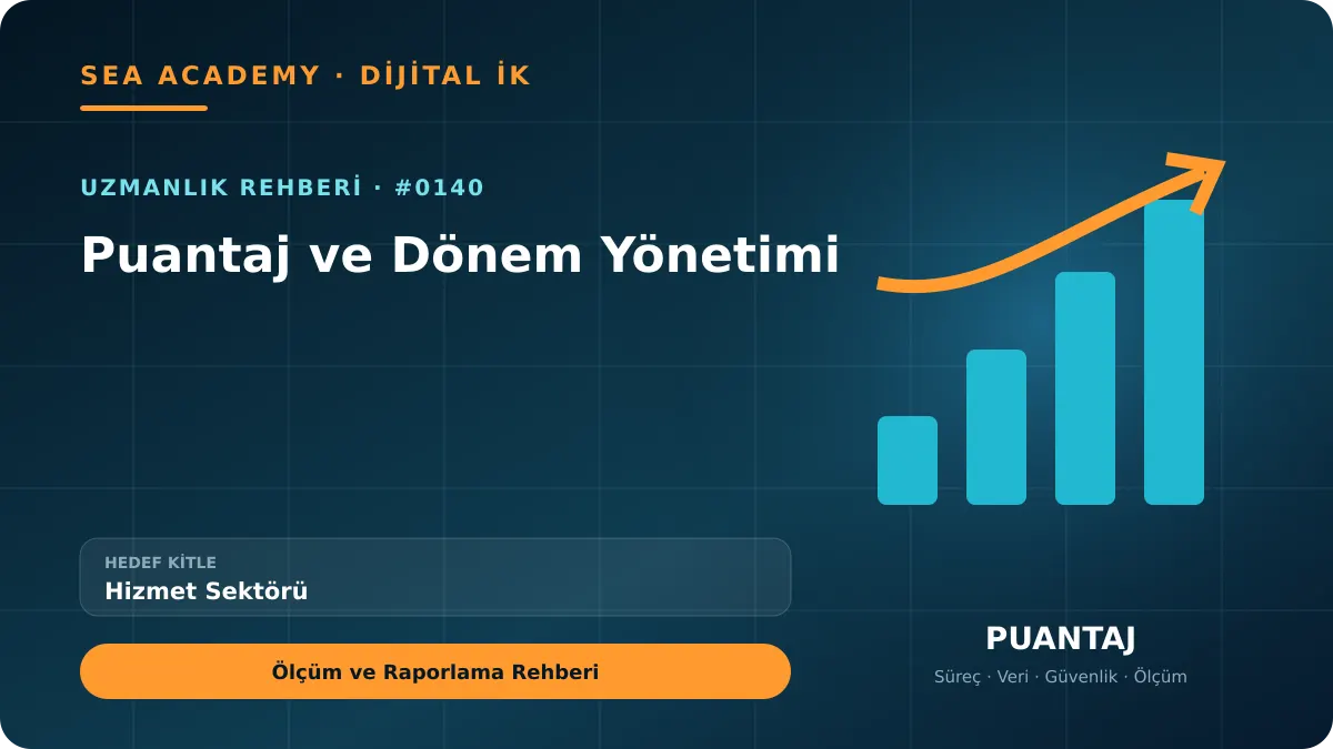 Hizmet Sektörü İçin Puantaj ve Dönem Yönetimi: Ölçüm ve Raporlama Rehberi kapak görseli