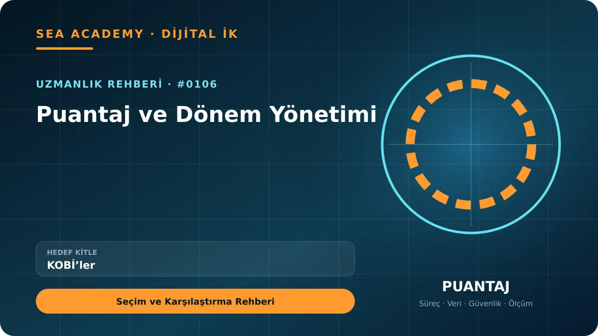 KOBİ’ler İçin Puantaj ve Dönem Yönetimi: Seçim ve Karşılaştırma Rehberi kapak görseli