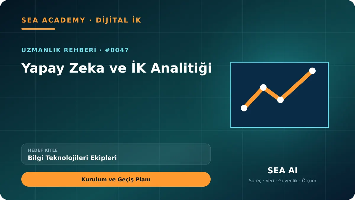 Bilgi Teknolojileri Ekipleri İçin Yapay Zeka ve İK Analitiği: Kurulum ve Geçiş Planı kapak görseli