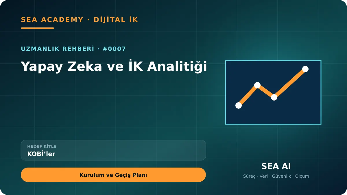 KOBİ’ler İçin Yapay Zeka ve İK Analitiği: Kurulum ve Geçiş Planı kapak görseli