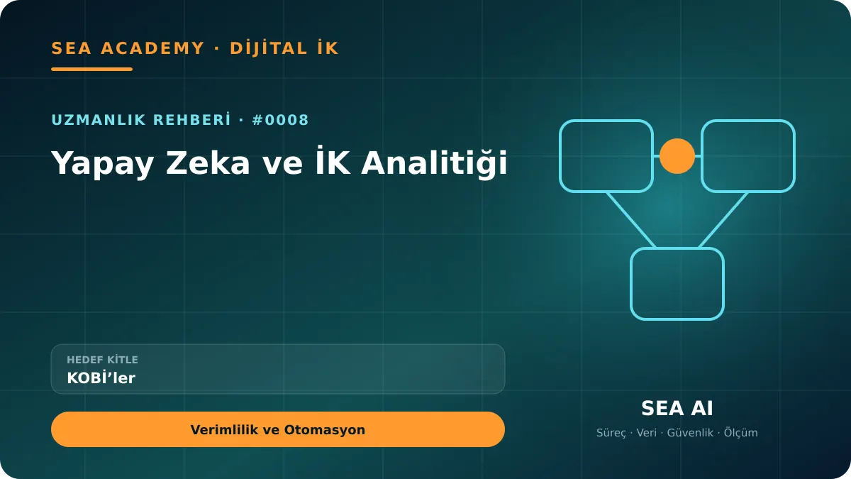 KOBİ’ler İçin Yapay Zeka ve İK Analitiği: Verimlilik ve Otomasyon kapak görseli