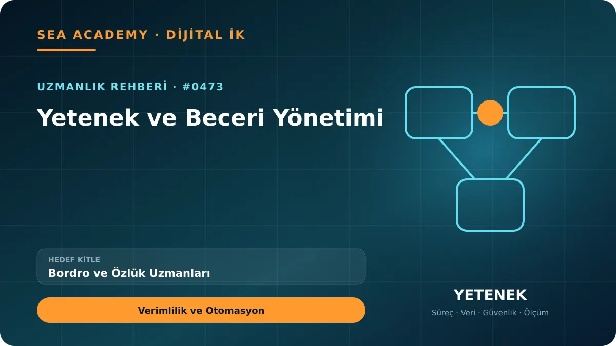 Bordro ve Özlük Uzmanları İçin Yetenek ve Beceri Yönetimi: Verimlilik ve Otomasyon kapak görseli