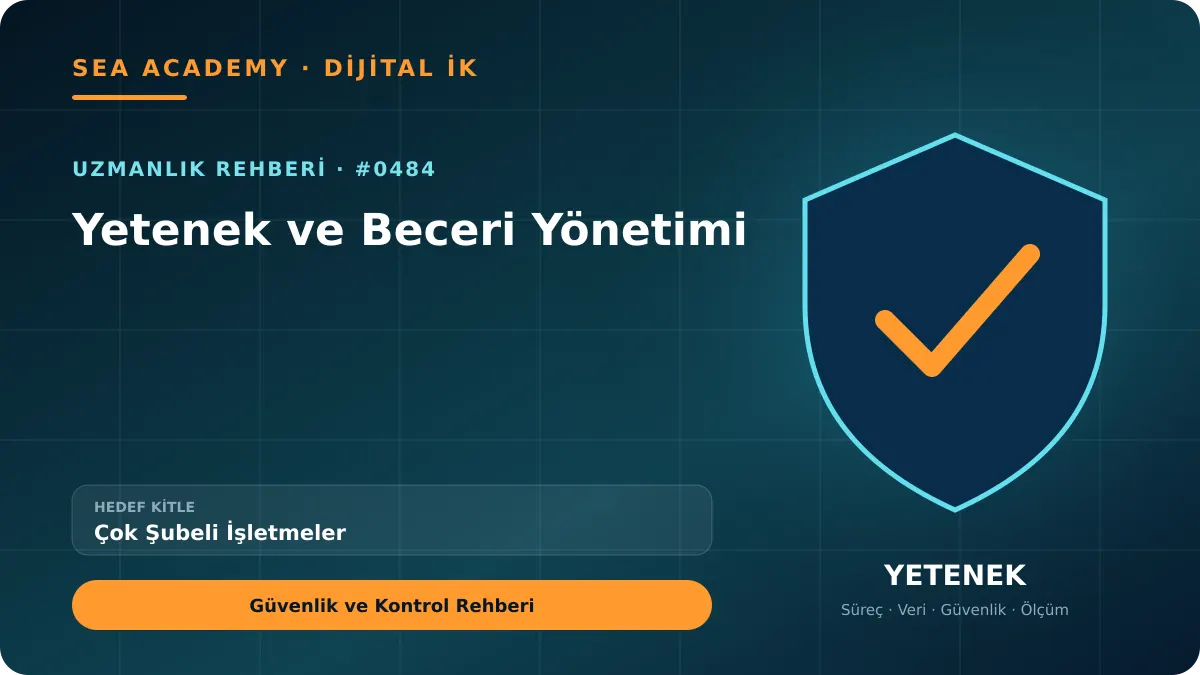 Çok Şubeli İşletmeler İçin Yetenek ve Beceri Yönetimi: Güvenlik ve Kontrol Rehberi kapak görseli