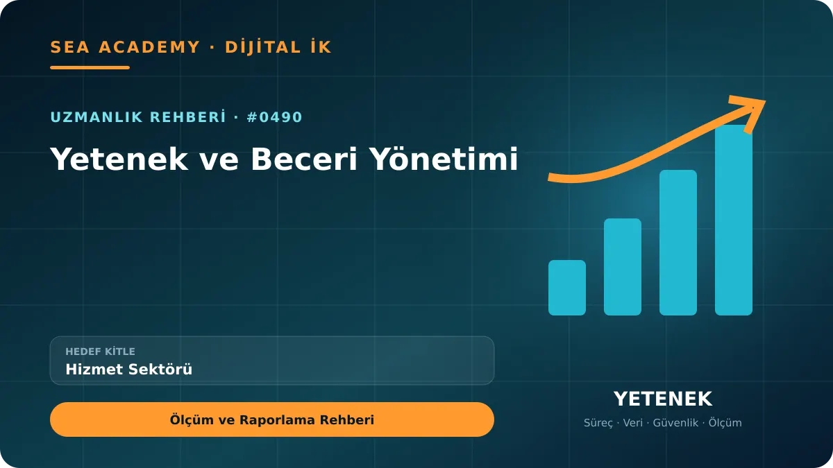 Hizmet Sektörü İçin Yetenek ve Beceri Yönetimi: Ölçüm ve Raporlama Rehberi kapak görseli