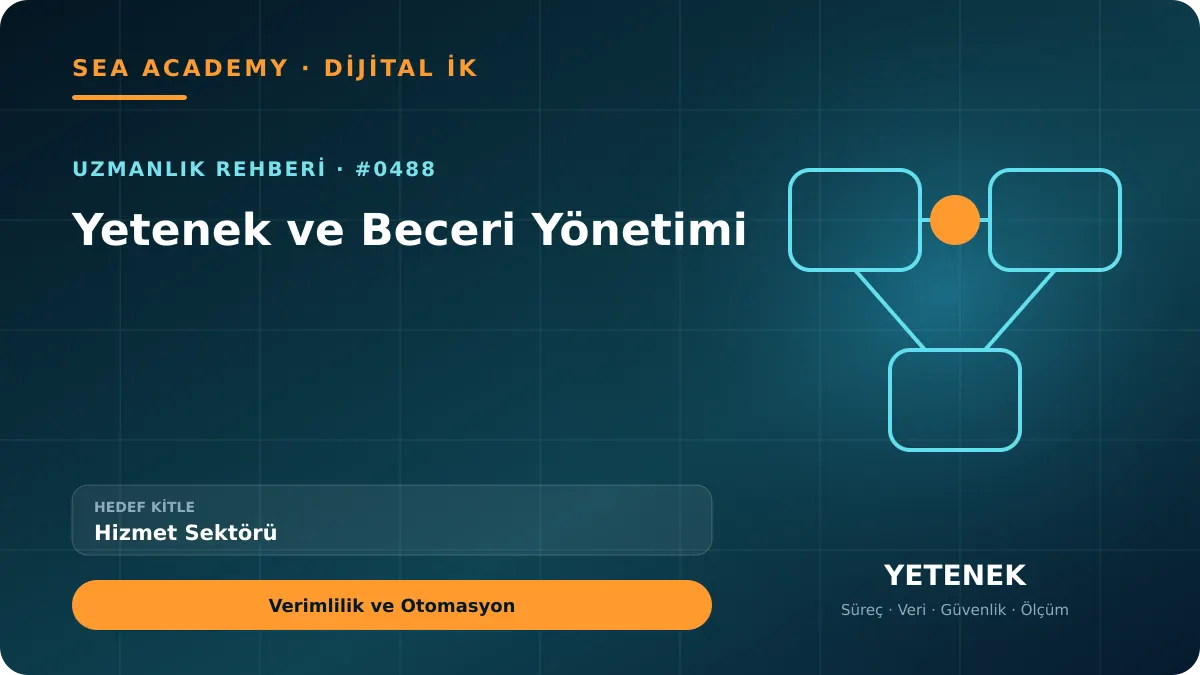 Hizmet Sektörü İçin Yetenek ve Beceri Yönetimi: Verimlilik ve Otomasyon kapak görseli