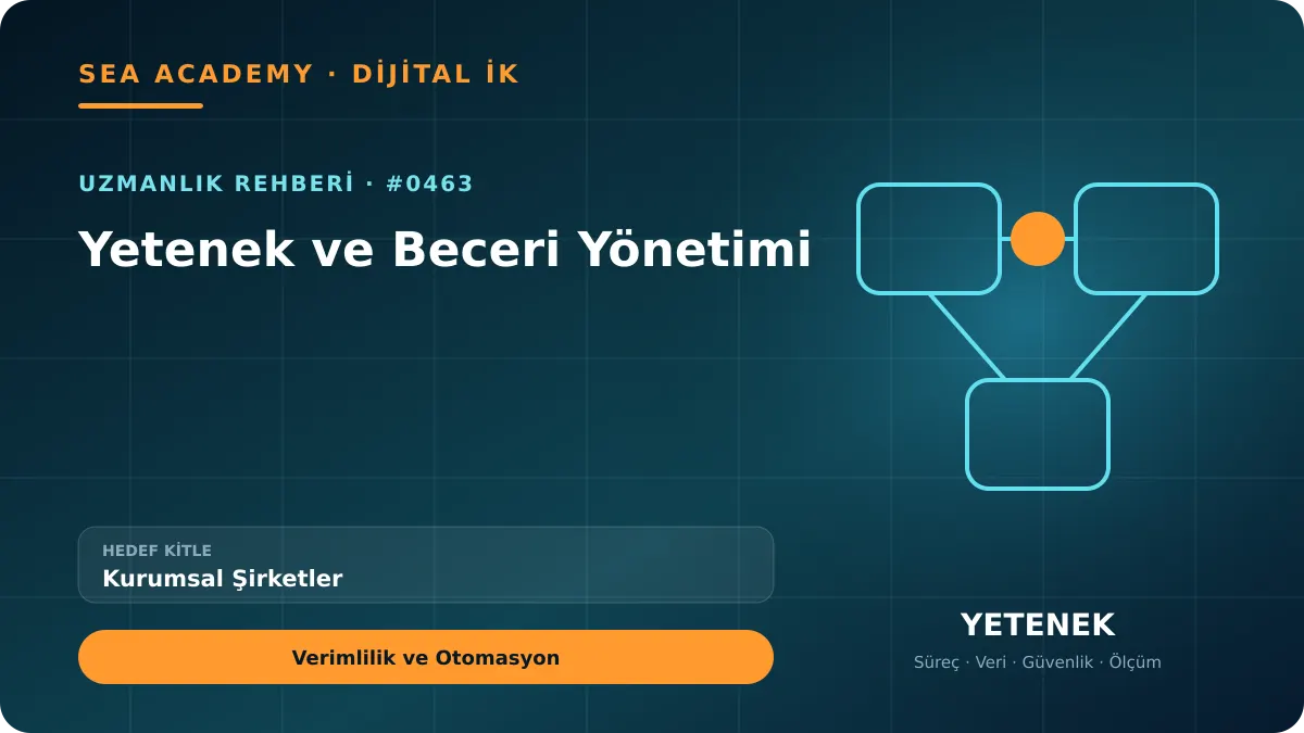 Kurumsal Şirketler İçin Yetenek ve Beceri Yönetimi: Verimlilik ve Otomasyon kapak görseli