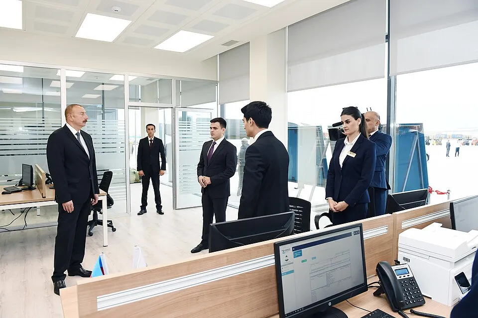 Depolama ve lojistik alanından bir görünüm