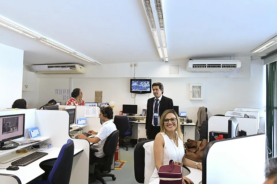 Ofis ve ortak çalışma ortamından bir görünüm