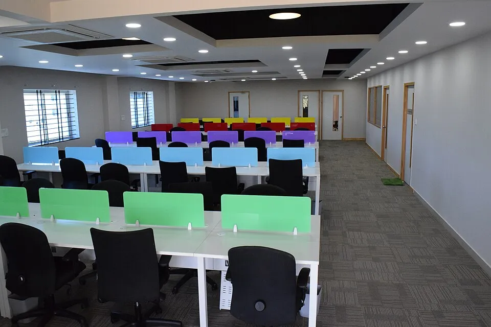 Ofis ve ortak çalışma ortamından bir görünüm