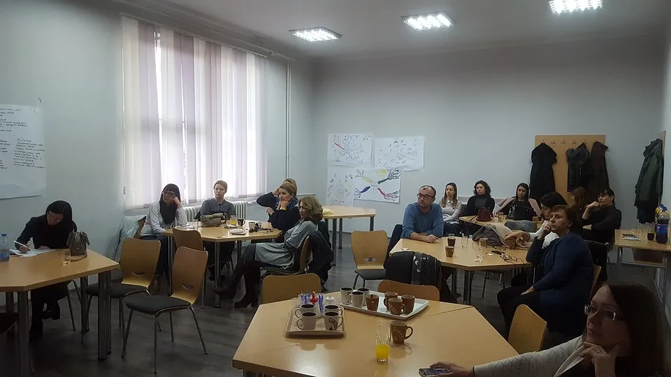 Ofis ve ortak çalışma ortamından bir görünüm