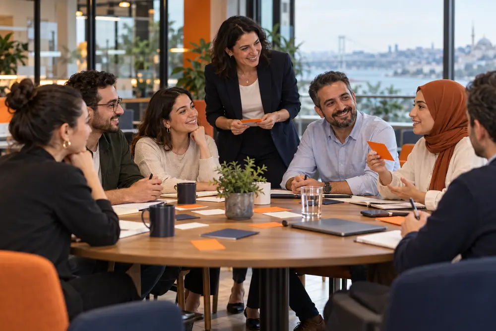 Çalışan bağlılığı ve işveren markası için dinleme çalışmasına katılan ekip
