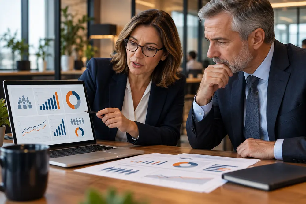 İK KPI ve çalışan verilerini yönetimle değerlendiren danışman ve finans yöneticisi