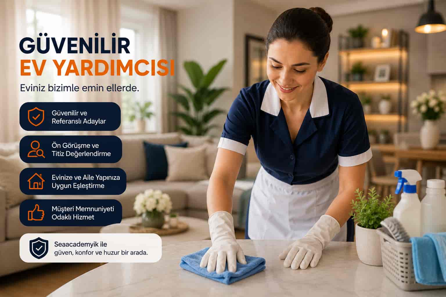 Güvenilir ev yardımcısı danışmanlık hizmeti