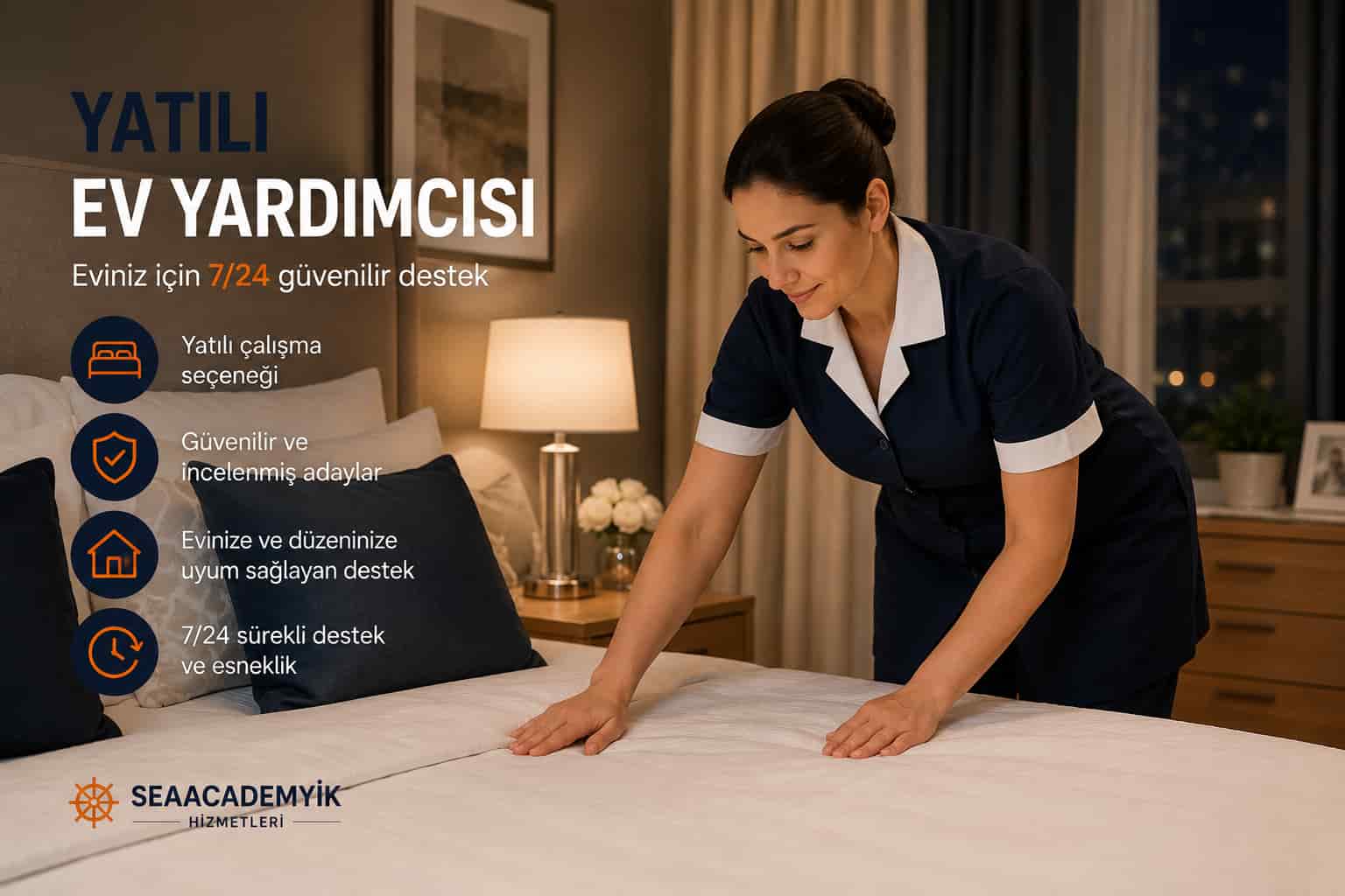 Yatılı ev yardımcısı hizmeti