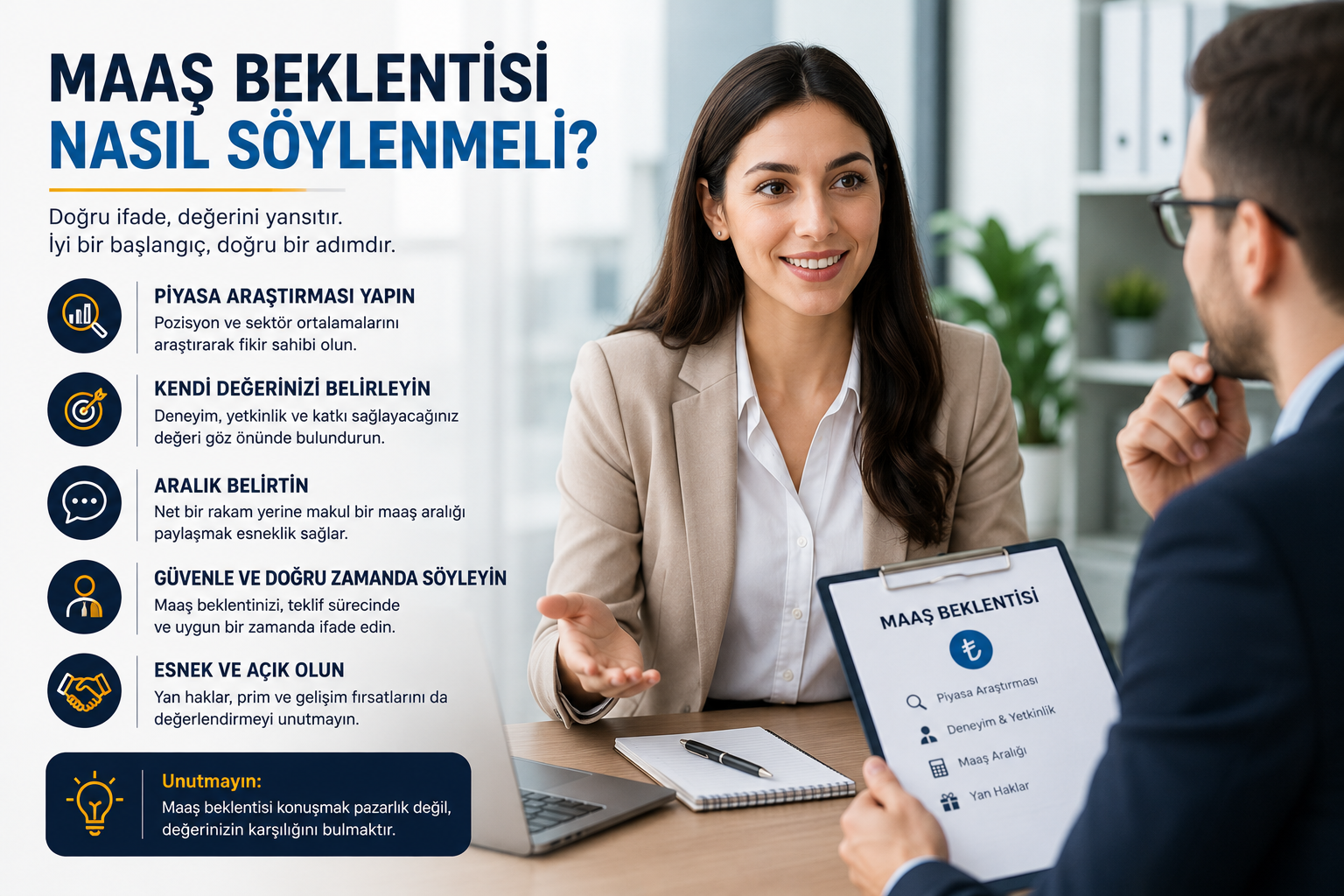 Maaş Beklentisi Nasıl Söylenmeli?