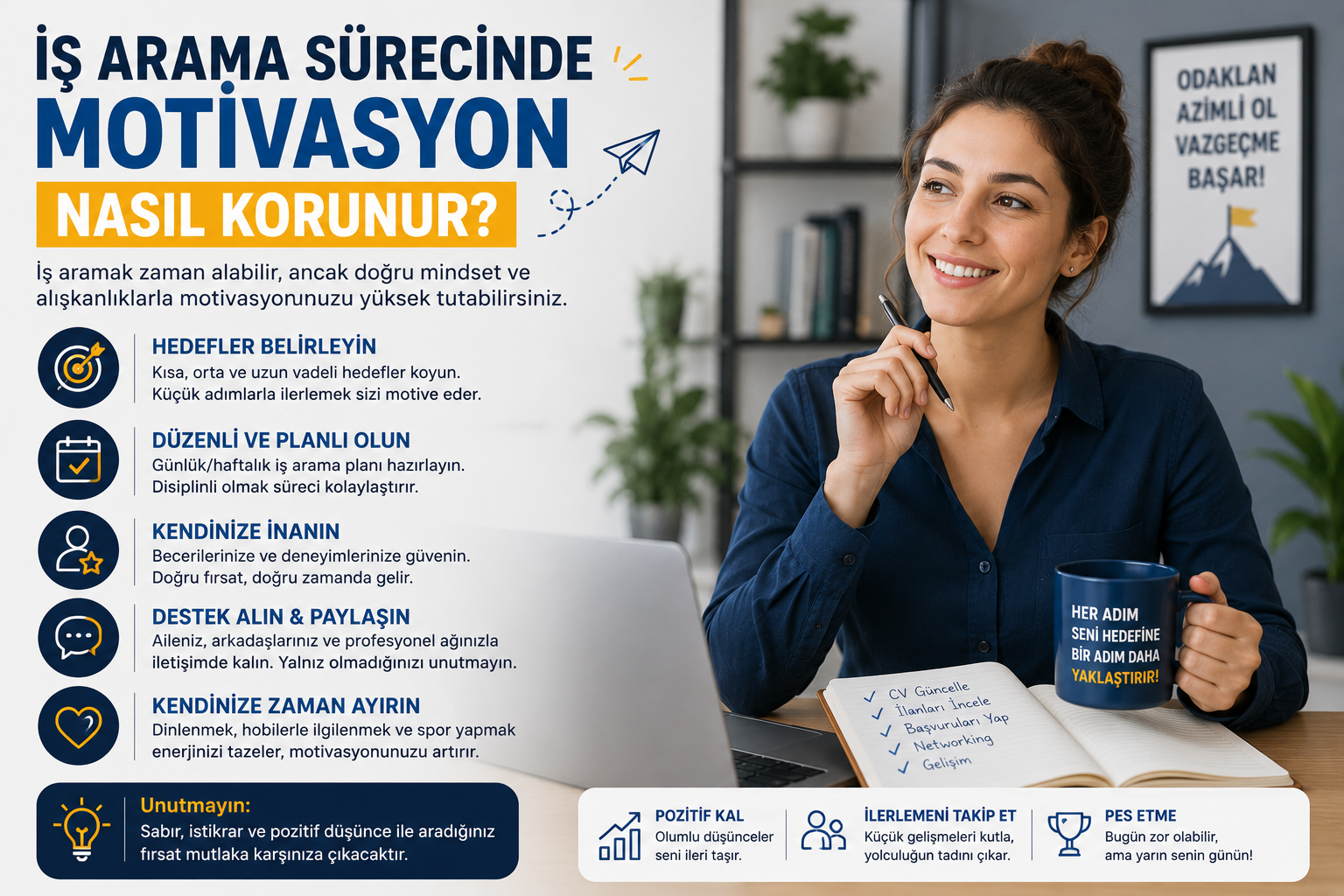 İş Arama Sürecinde Motivasyon Nasıl Korunur?